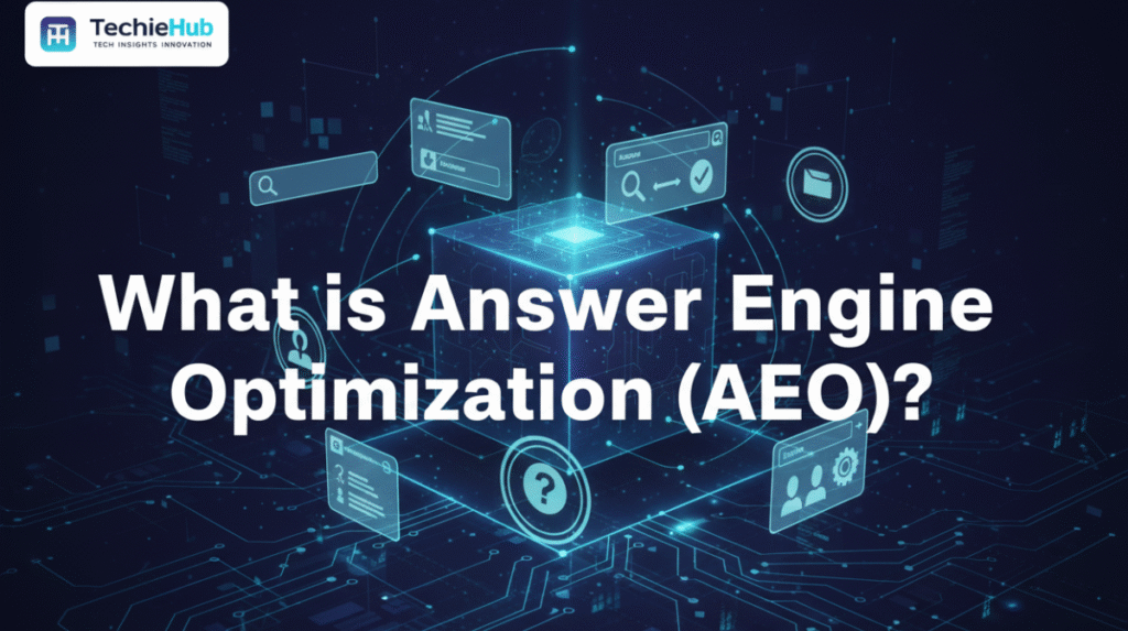 Answer Engine Optimization AEO Complete Guide 2025 - Voice Search AI Assistants Featured Snippets Tutorial by TechieHub