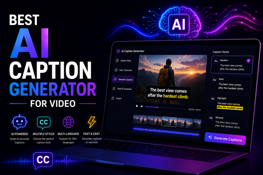 Best AI Caption Generator for Video