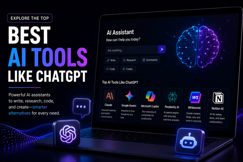 Best AI Tools Like ChatGPT: Top Alternatives Compared Best AI Tools Like ChatGPT