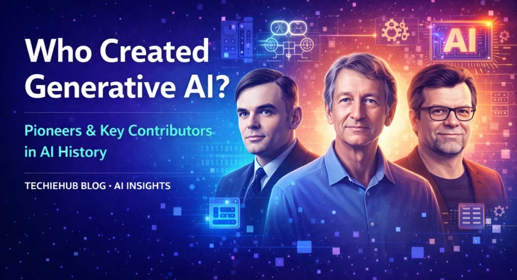 who created generative ai
