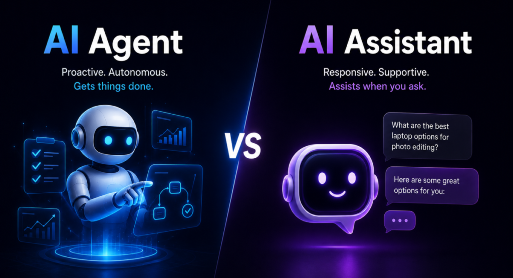 AI Agent vs AI Assistant