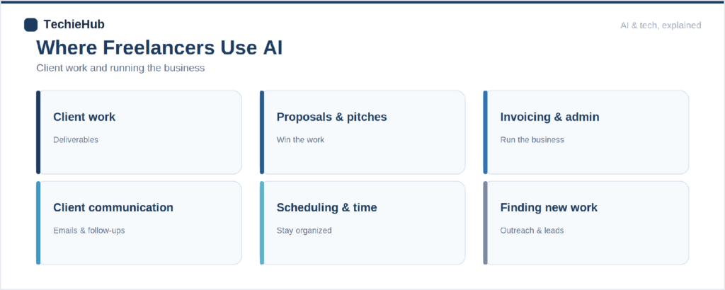 grid of freelancer AI use cases