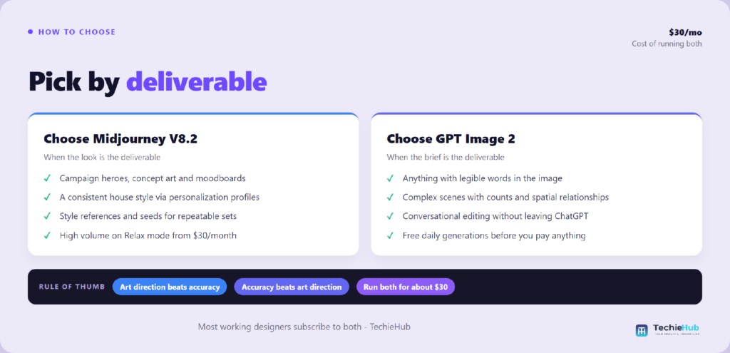 Which is more accurate with prompts and in-image text?