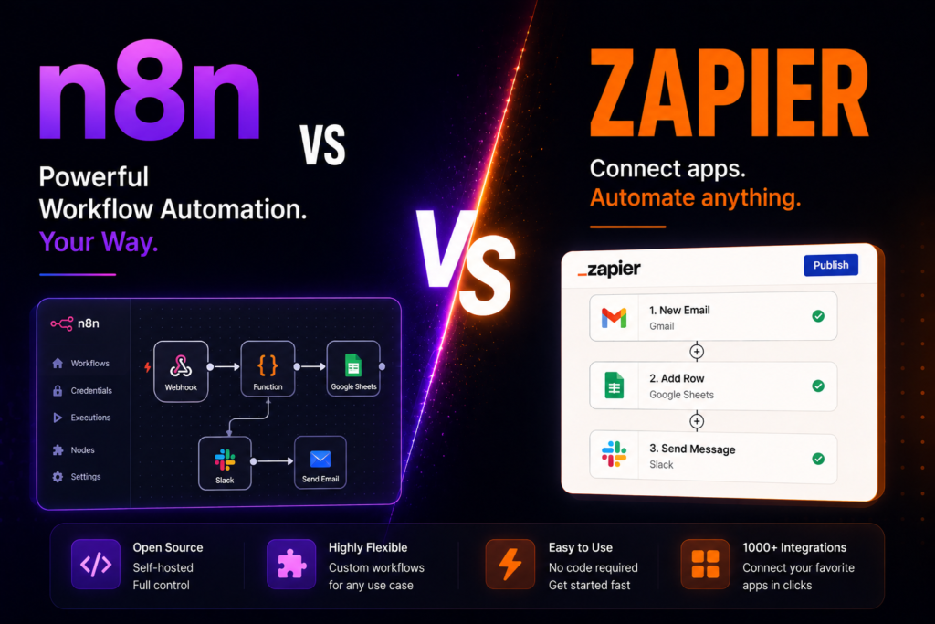 n8n vs Zapier: Which Automation Tool Wins? n8n vs Zapier