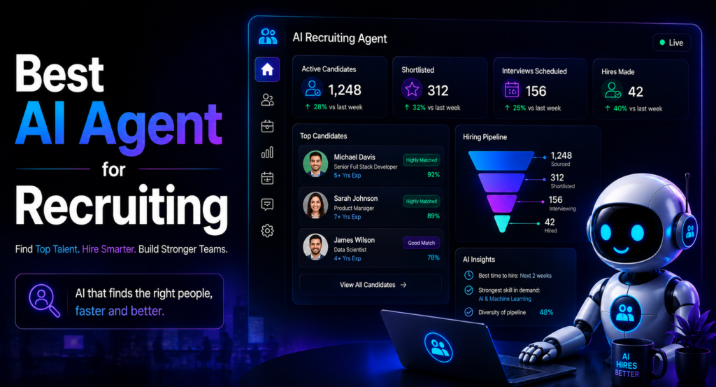 Best AI Agent for Recruiting: Top Tools Compared (2026) best ai agent for recruiting