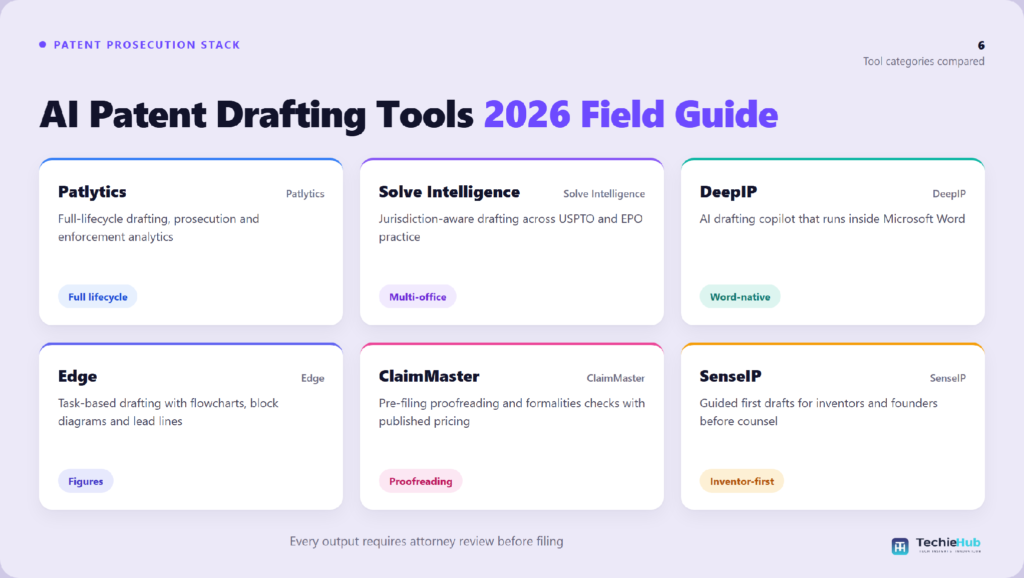 AI Patent Drafting Tools AI Patent Drafting Tools: The 2026 Comparison