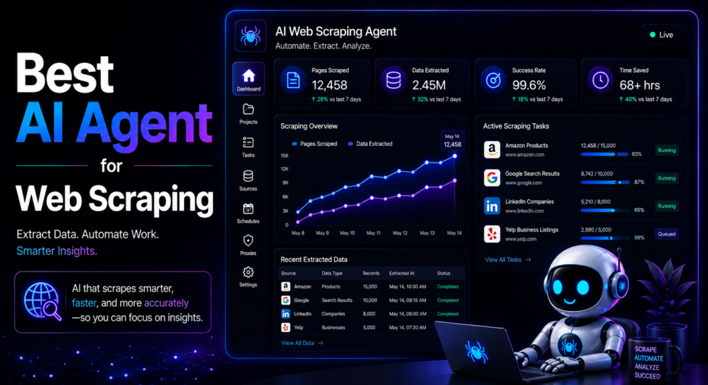 best ai agent for web scraping