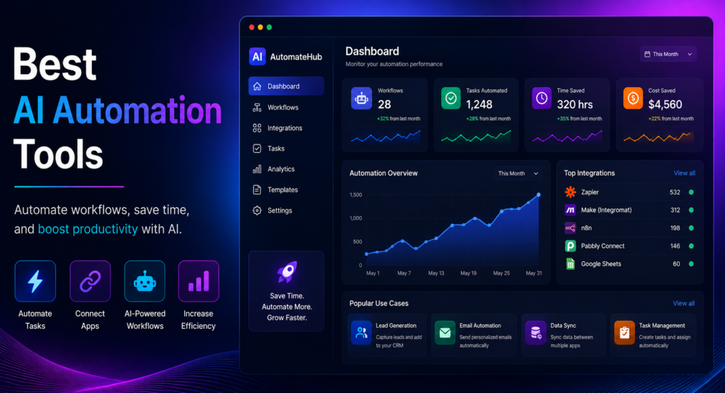 Best AI Automation Tools in 2026: Top Platforms Compared Best AI Automation Tools