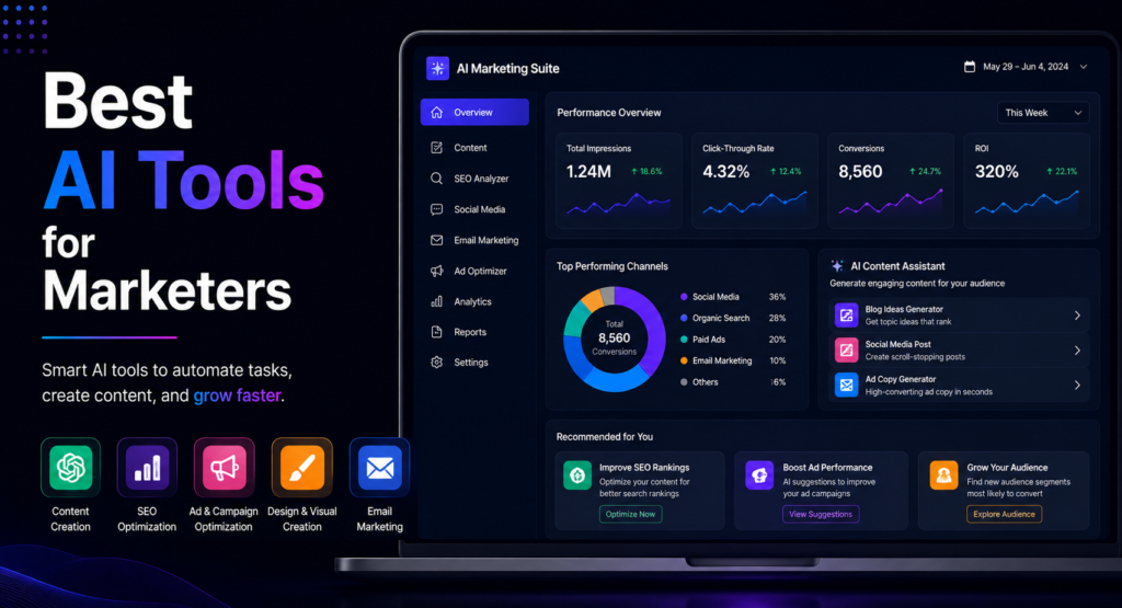 Best AI Tools for Marketers (2026): Tested & Priced best AI tools for marketers