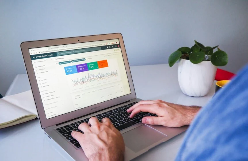 Reviewing Google Search Console performance data alongside AI citation tracking