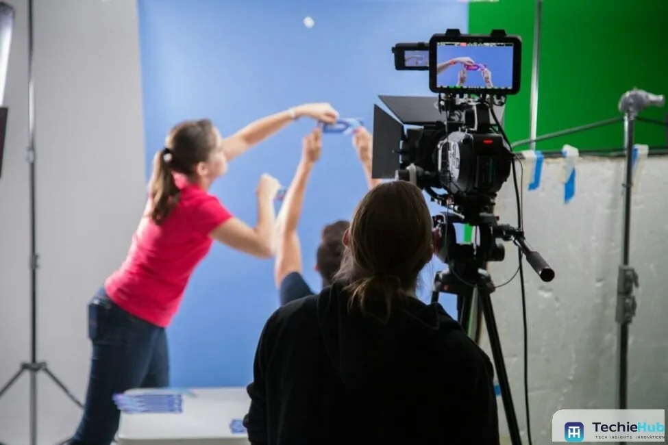Behind-the-scenes commercial shoot showing the production work the best AI tools in media platforms for generative creativity compress rather than replace