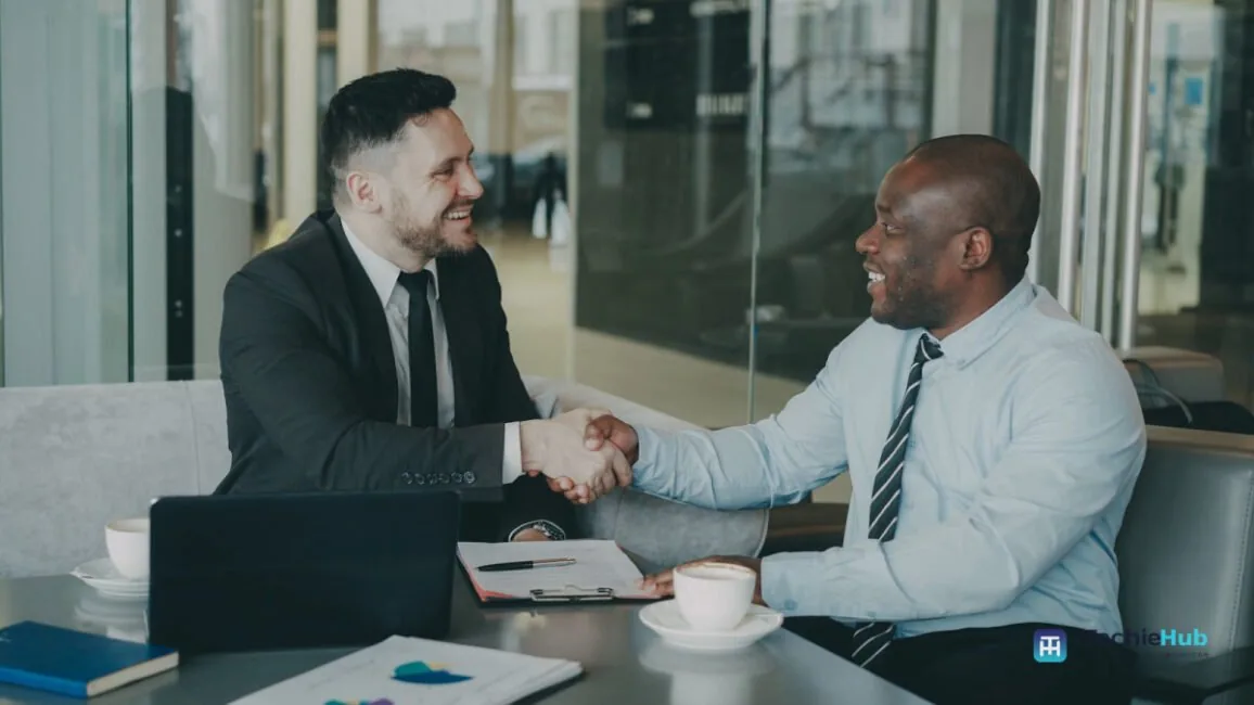 Sales conversation being reviewed afterwards, the real-call feedback that AI roleplay practice in corporate training should be paired with